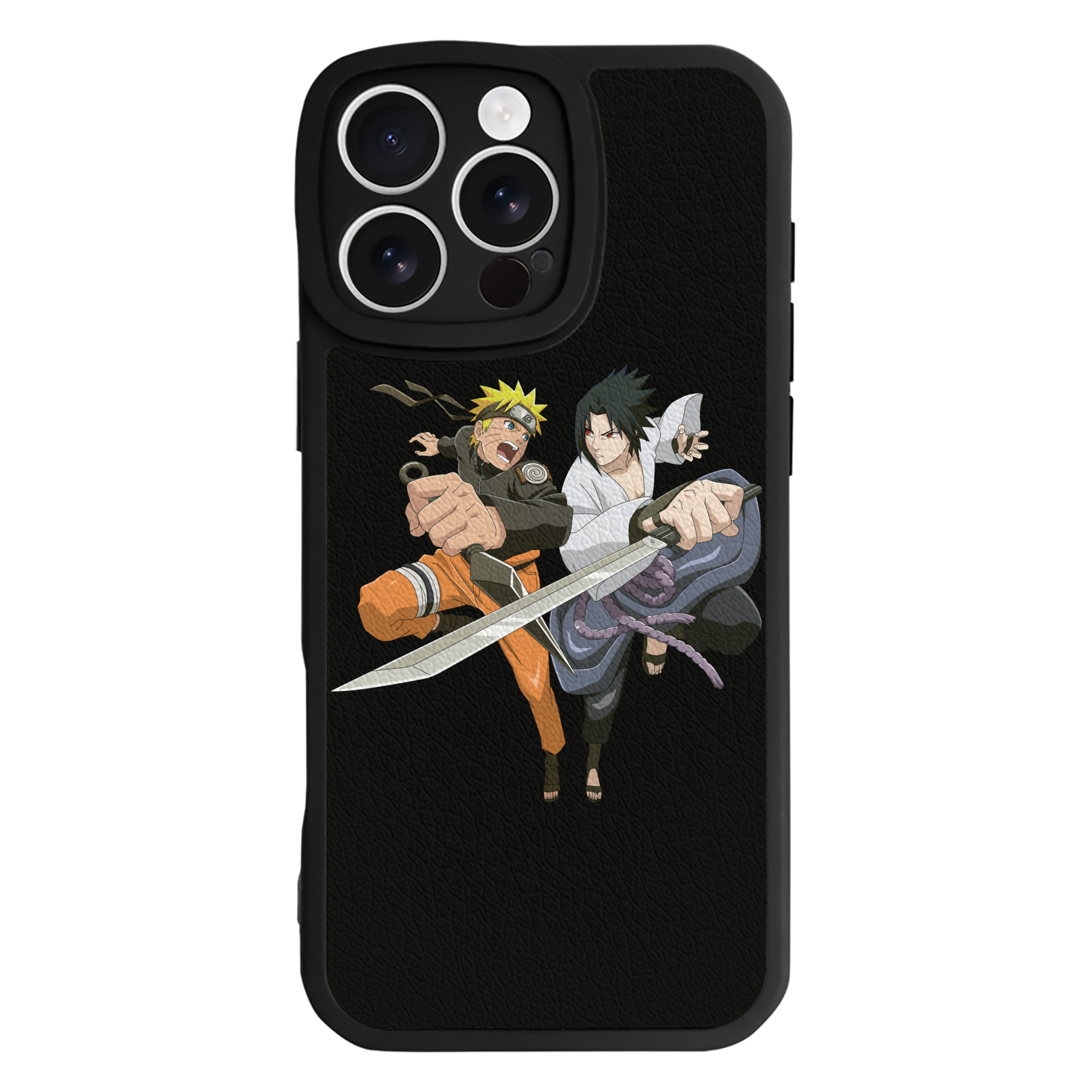 （画像用） NARUTO -ナルト- うずまき ナルト Uzumaki Naruto 【iPhone 16シリーズ対応】シリコンスマホケース（レザー調） 材質：シリコン